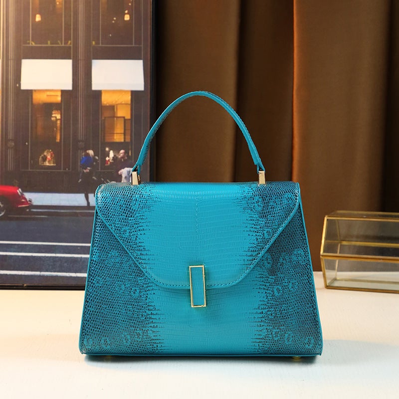 Style Elegant Snake Handbag Fashionable Kelly Bag Women Crossbody Bag Shoulder Bag - Image 3