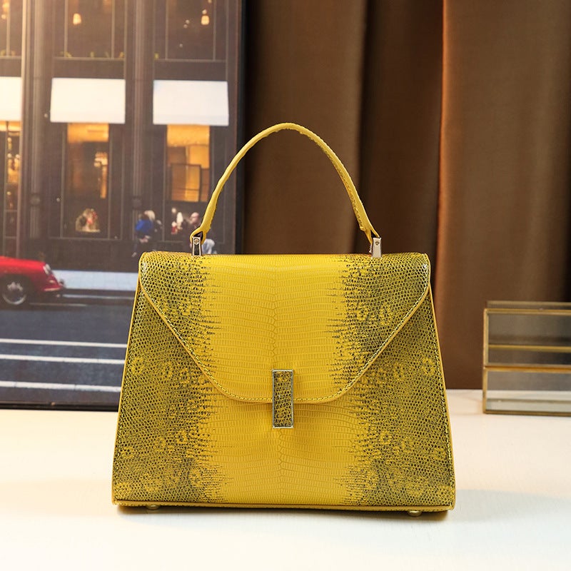 Style Elegant Snake Handbag Fashionable Kelly Bag Women Crossbody Bag Shoulder Bag - Image 1