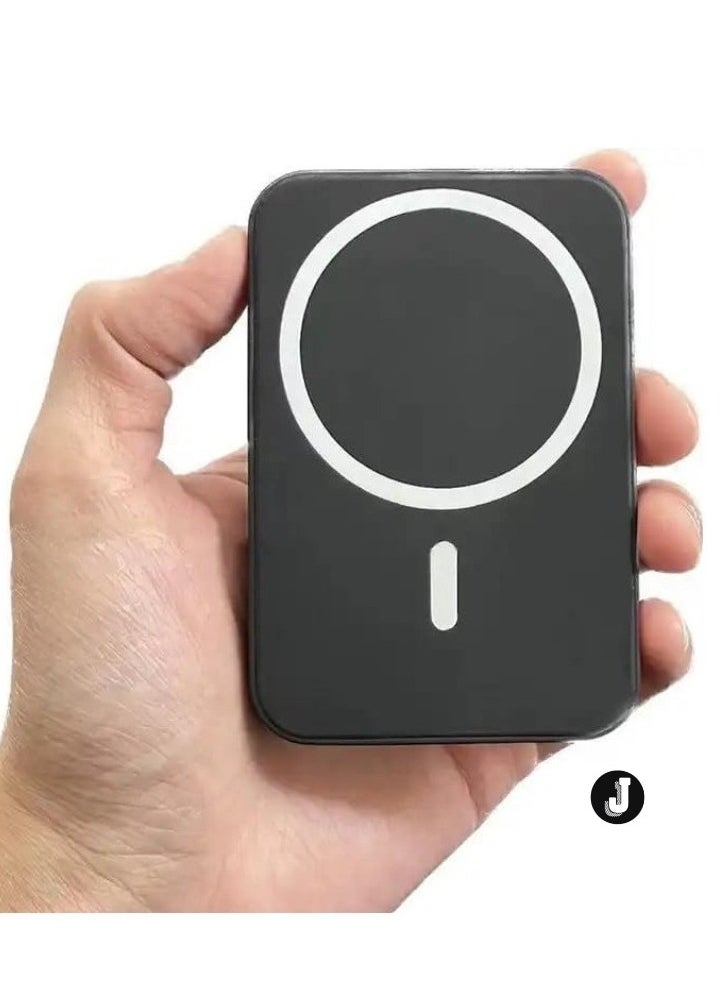 JAJEEK - "New MagSafe PowerBank 5000mAh – Wireless Portable Magnetic Charger for iPhone 16/15/14/13/12, MagSafe Cases, and More (White)" - Image 1