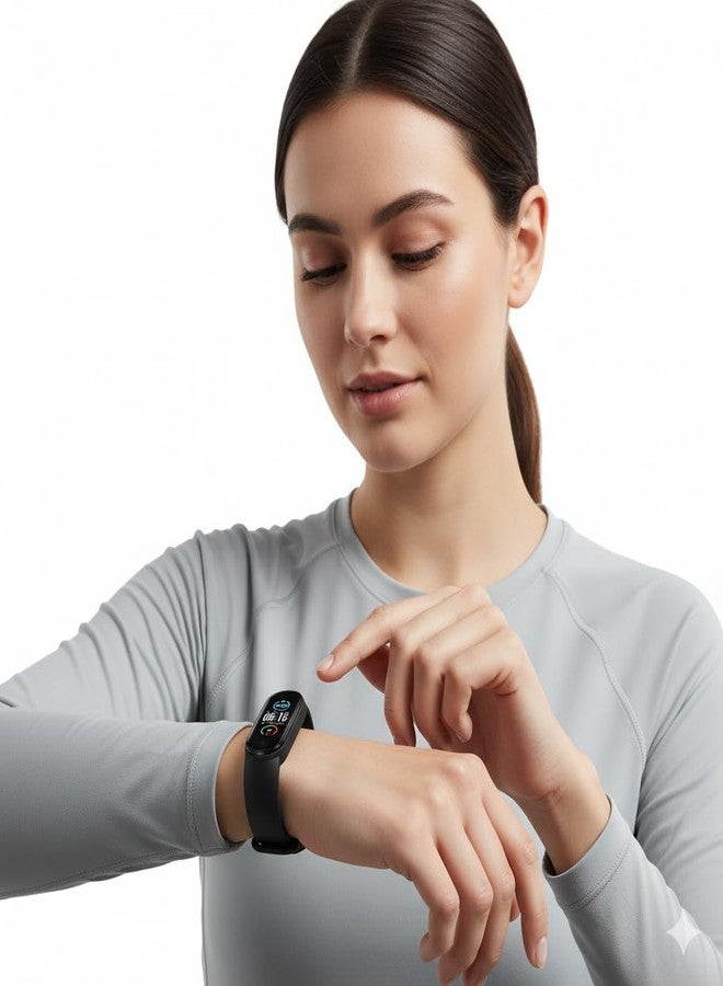 Drumstone (6+4 Years Warranty Only Today M5 Smart Fitness Band | Heart Rate & Sleep Monitor, Step Counter, Call & Message Alerts | Activity Tracker for Men, Women & Teens - Image 1