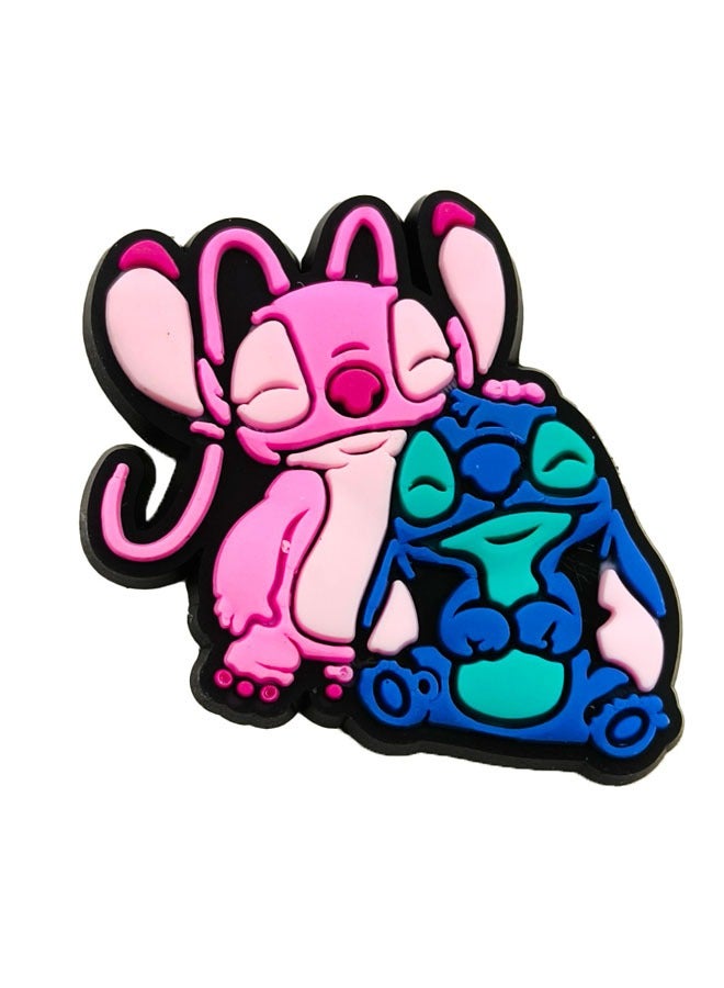 20PCS Crocs Shoe Decoration Charms, STITCH Series Charms Shoes Charm for Crocs Hole Hole Shoe, for Kids Boys Girls Men Women Party Supplies - Image 3