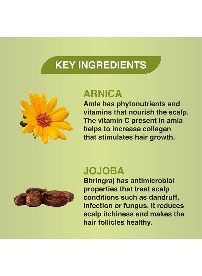 khadi veda - Arnica & Jojoba Hair Fall Shampoo - 200 Ml. - Image 1