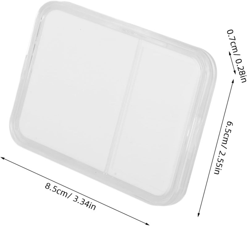Abaodam 4pcs Stamp Collecting Box for Storage and Display Plastic Stamp Case for Beginners and Collectors Design for Easy Visibility - Image 2