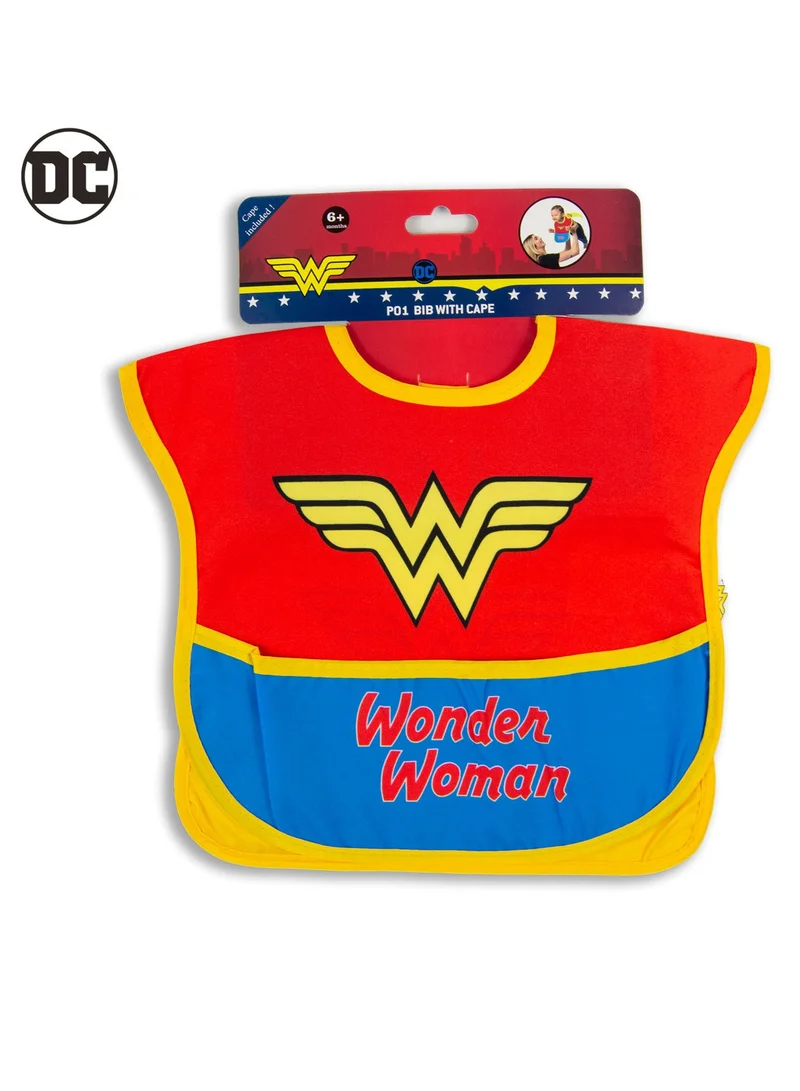 Warner Bros. Wonder Woman Baby Bibs With Capes