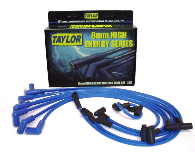 Taylor Cable 64602 HiEnergy Spark Plug Wire Set  Blue