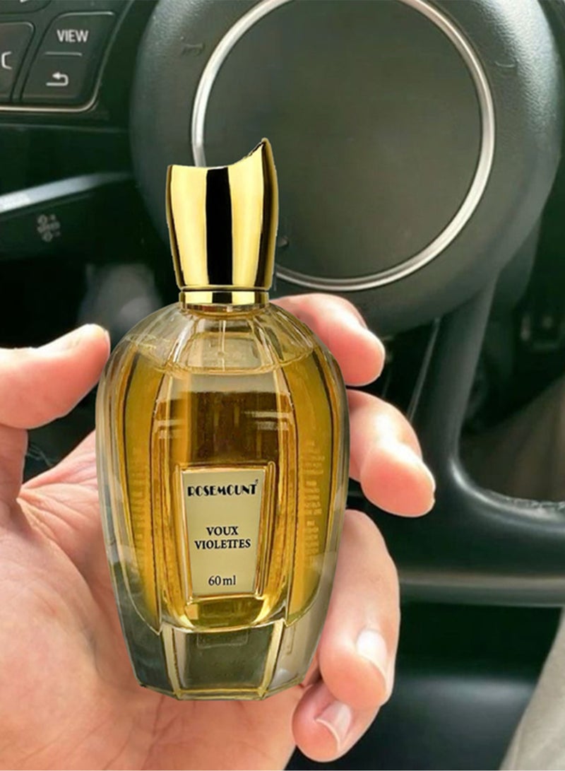 Rosemount Voux Violettes Citrus Infusion with Fruity Elegance Top Notes of Orange Lemon and Bergamot Enchanting Base of Amber White Musk Madagascar and Vanilla Long Lasting Fragrance - Image 2