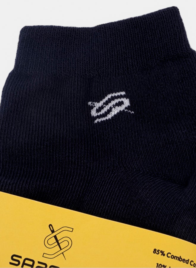 Sarabil Half A Towel Socks Navy - Image 2