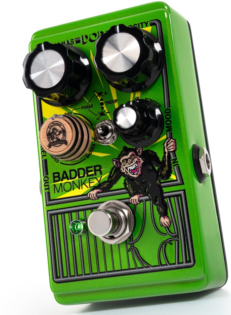 digi-tech Digitech DOD-BADDERMONKEY – Guitar Effects Pedal | Reissue Series | 3-Circuit Barrel Control Overdrive | Reversible StagePlate™ - Image 3