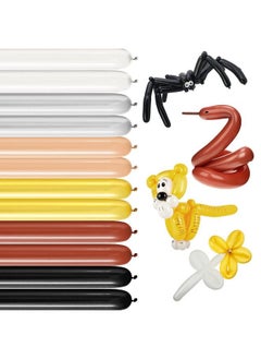 120 Pieces Long Twisting Balloons 6 Colors Modelling Balloons Twisting Party Balloons Long Latex Balloon For Twisting Animals Flower Birthday Wedding (Gold Silver Black White Nude Color Coffee) - pzsku/Z4144AEEAB238067DC6BAZ/45/_/1688536880/e0b58503-a7fe-469b-b933-a75f54aa8e4f