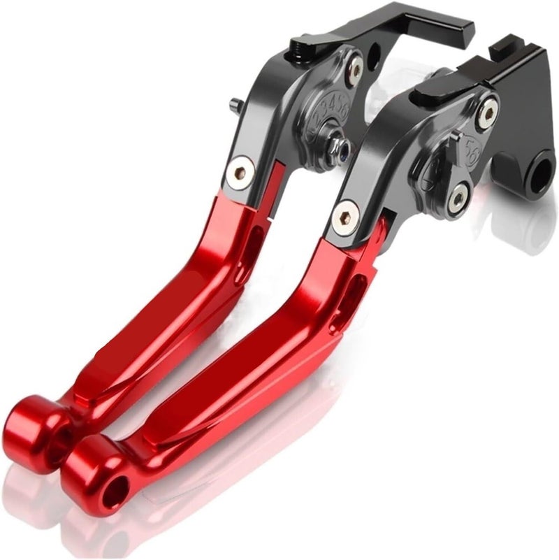 Adjustable Foldable Brake Clutch Lever Red Gray For Honda CB1000 1993 1996 Easy Install - Image 2