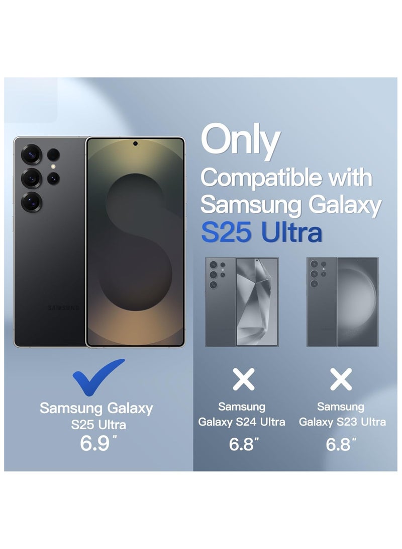 ACLIX Magnetic Case for Samsung Galaxy S25 Ultra 6.9inch , Translucent Matte Back, Shockproof Magnetic Case Compatible with MagSafe (White) - Image 2