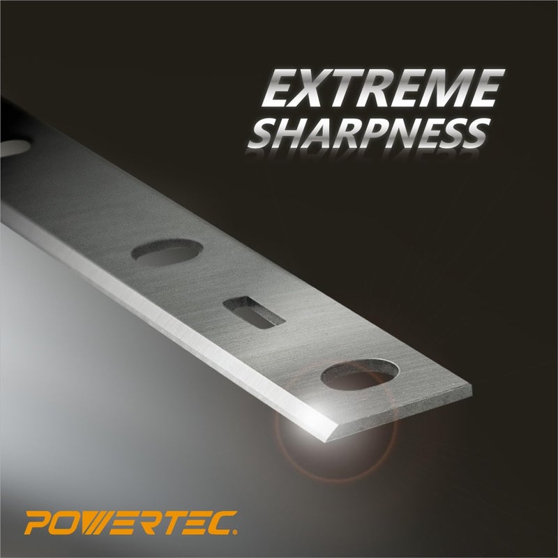 POWERTEC شفرات جويتر بطول 6 بوصات لجهاز WEN JT3062، بديل لشفرات JT3062B-6، مجموعة من 2 (14801W) - Image 2