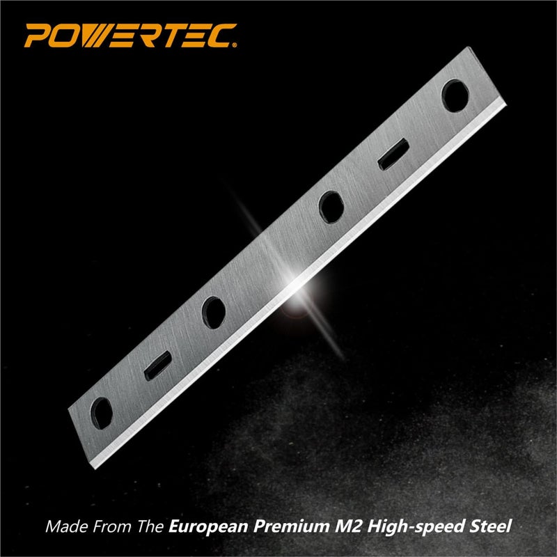 POWERTEC شفرات جويتر بطول 6 بوصات لجهاز WEN JT3062، بديل لشفرات JT3062B-6، مجموعة من 2 (14801W) - Image 3