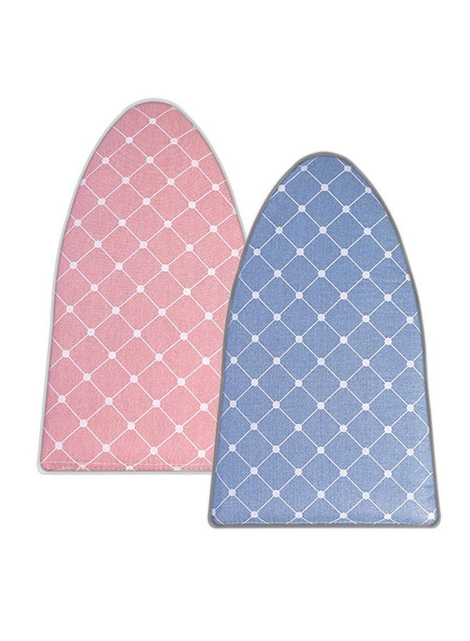 Garment steamer ironing gloves, waterproof and steam-proof gloves with finger rings, comprehensive care protective garment ironing gloves, garment steamer heat-resistant gloves (pink, blue small size) - Image 1