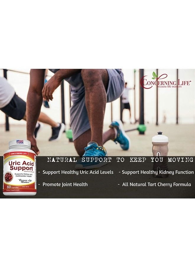 Uric Acid Support, Cleanse & Kidney Function Control - Supports A healthy Natural Gout Inflammation - Herbal Cleanse Detox for Joint Pain Swelling & Stiffness Includes Tart Cherry, Celery Seed Extract - pzsku/Z4144E40DBB192F45314FZ/45/_/1687912659/105429dd-449a-4b7a-9e75-70fd2c3da209