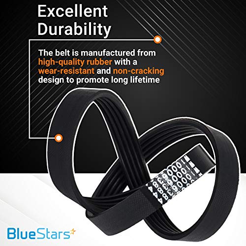 BlueStars W10006384 Washer Drive Belt - Compatible with Whirlpool Maytag Kenmore Washers - Replaces WPW10006384 WPW10006384VP PS11747978 AP6014712 - Image 4