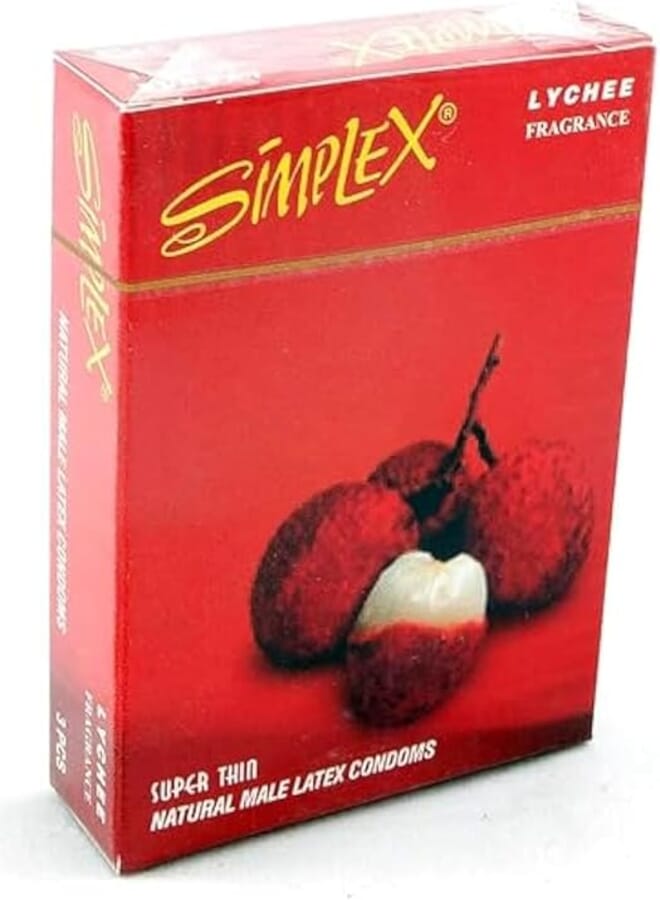 SIMPLEX LYCHEE CONDOM - 3PCS