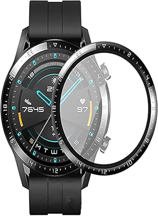 PMMA Huawei GT2 PRO/46MM | GT2/46MM |GT2/42MM | ACTIVE 2 /40MM Smart watch screen protector tempered glass, Full Display Screen Protector Cover (GT2 PRO/46MM)