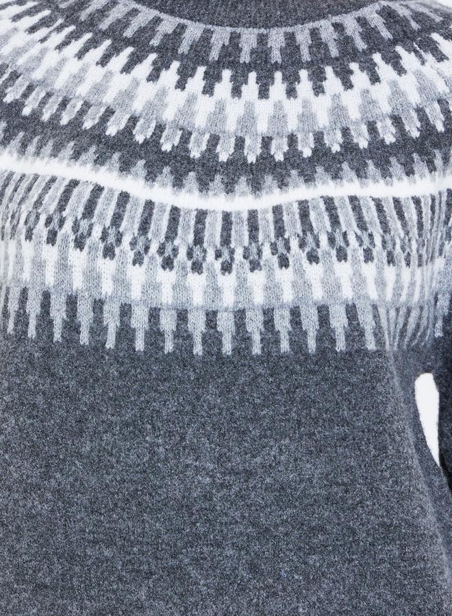 Take Two Graphic Printed Round Neck Sweater - Image 3