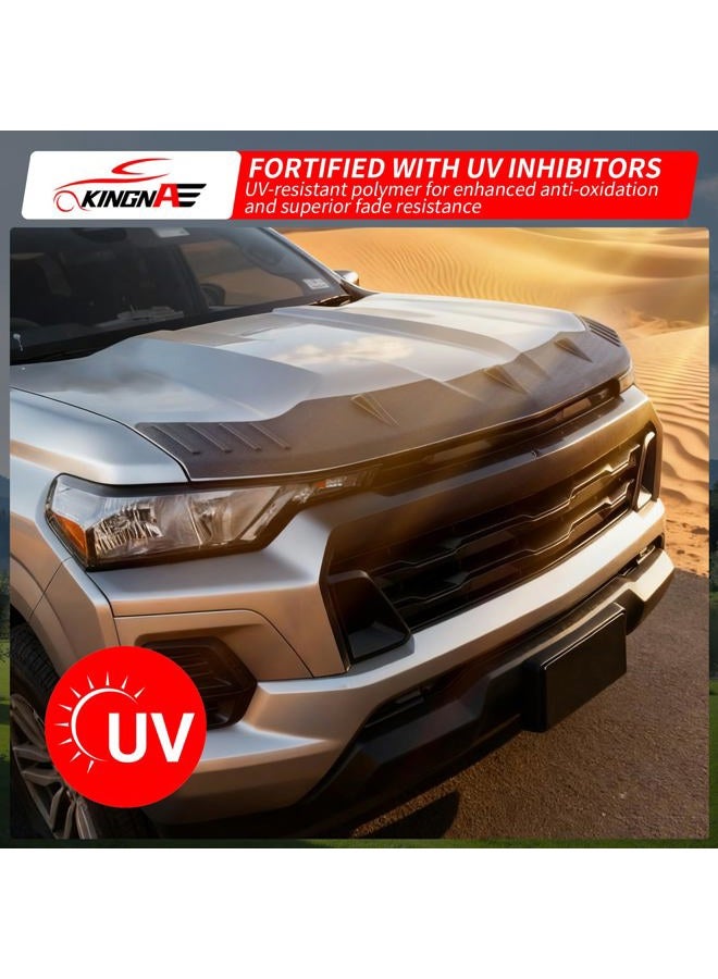 Kingna UV Hood Protector Compatible with 2023-2026 Chevrolet Colorado Hood Shield Hood Deflector Hood Guard for 2025 Chevy Colorado Accessories - Image 5