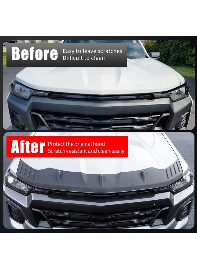 Kingna UV Hood Protector Compatible with 2023-2026 Chevrolet Colorado Hood Shield Hood Deflector Hood Guard for 2025 Chevy Colorado Accessories - Image 2