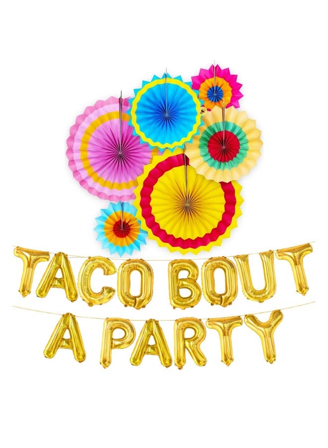 Atpata Funky Atpata Funky Taco Bout A Party Foil Balloons Mexican Cactus Fiesta Theme Cinco de Mayo Celebration Decorations Party Supplies Set - Image 1