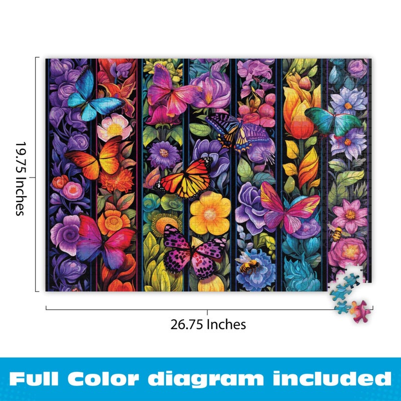 Buffalo Games - 1000 Piece Jigsaw Puzzle Bigelow Illustrations Flowers and Flyers, Made in USA, Premium Recycled Board, Full-Color Poster, - Image 5