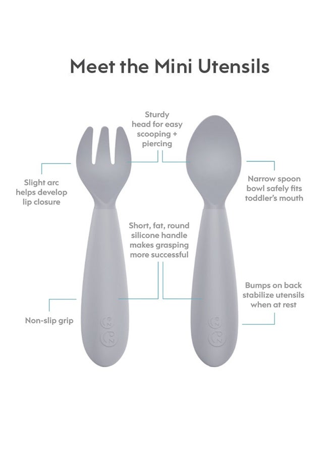 ازبيز EZPZ - أدوات الطعام الصغيرة - رمادي - Image 2