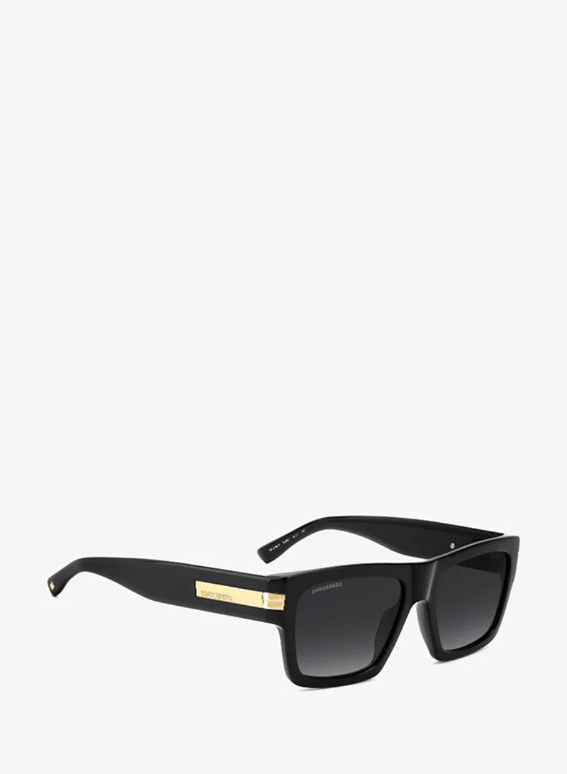 ديسكويرد2 DSQUARED2 D2 0198/S Sunglasses Black Square