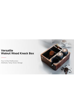 zeroHero Walnut Coffee Knock Box - Coffee Waste Box - (58mm& 51mm) Material Walnut/ Stainless Steel / Silicone / Rubber / Aluminium Alloy - pzsku/Z4145793628CCD7F89604Z/45/_/1736940170/899849ed-b695-4646-947c-5f97c78fb640