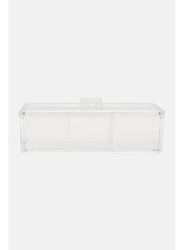 Elle Decor Multipurpose Cosmetic Organizer, Transparent  - Image 2
