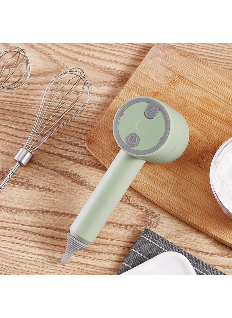 Bluejw - Multi-Functional Mini Chopper One-Touch Operation Dishwasher-Safe Universal Steel Blades 300ml Glass Bowl Included USB Portable Small Electric Food Chopper - Image 1