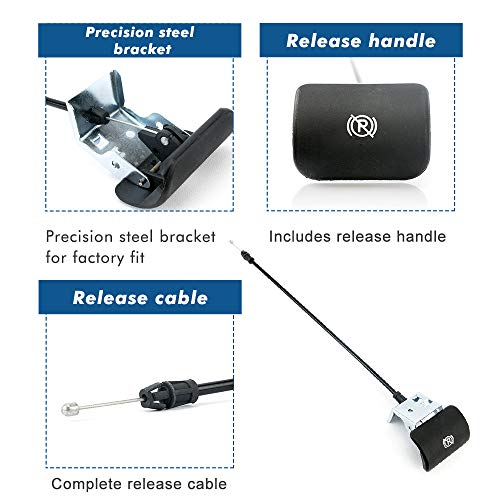 Apeixoto Parking Brake Release for Silverado Tahoe Suburban Avalanche GMC Sierra Yukon Denali Parking Brake Cable with Handle Replace 924-305 15226277 - Image 3