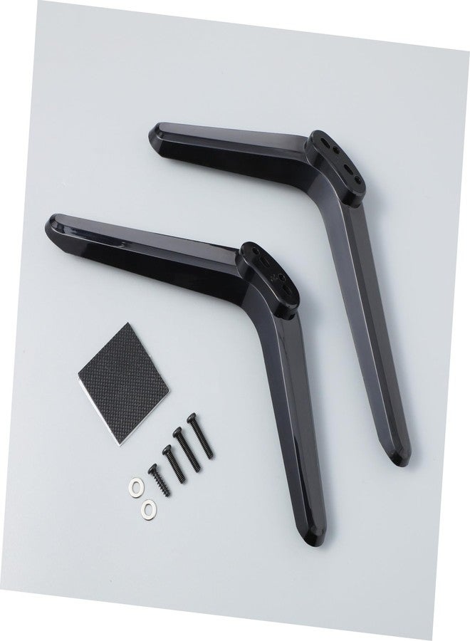 Alipis Universal Tv Mount Stand 2Pcs Tabletop Tv Brackets with Screws and Spacers for Stable Support Fits 32-55 Inch Tvs Easy Installation Tv Holder with Non-Slip Base - Image 4