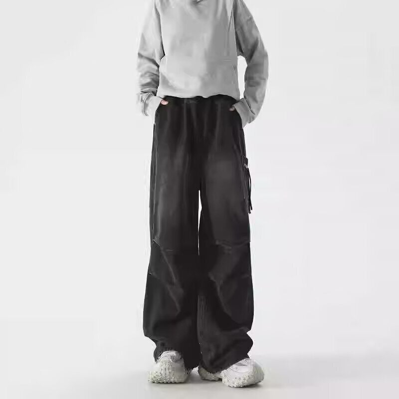 Unisex Classic Denim Jeans Loose Fit Daily Outdoor Wear - Image 4