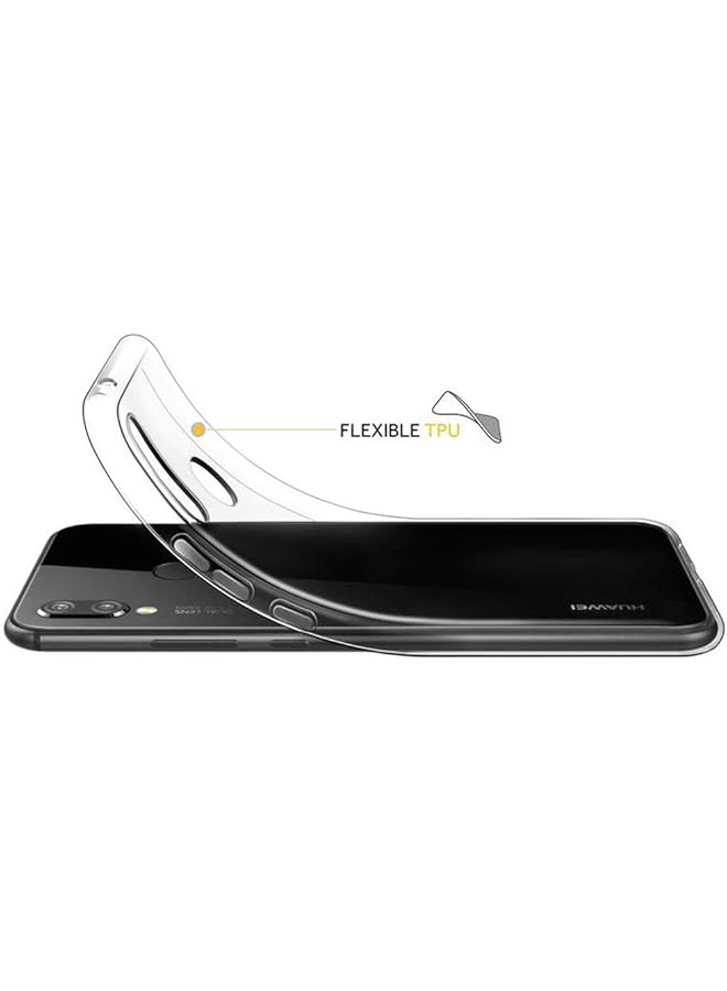 إيروريكس غطاء بلاستيكي سيليكون ناعم لهاتف هواوي P20 لايت نوفا 3E شفاف - Image 2