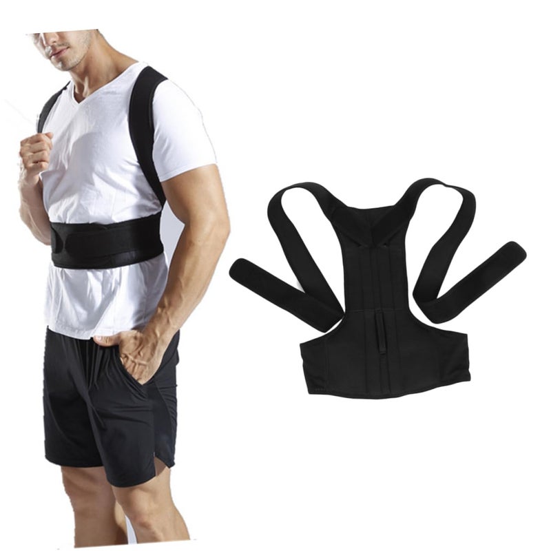 Posture Corrector Belt For Women And Men Adjustable Back Brace Support Size XXL - Image 1