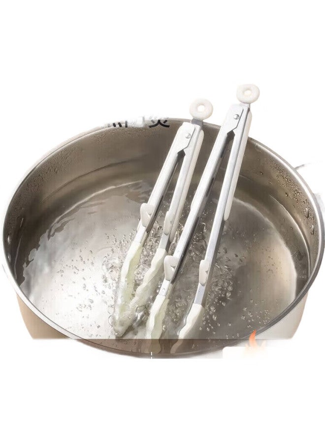 JD.com Jingzao Kitchen Barbecue Tongs, Food Tongs, Silicone Tongs, Heat-Resistant Tongs, Bread Tongs, Steak Tongs, Grilling Tongs, 33Cm - Image 2