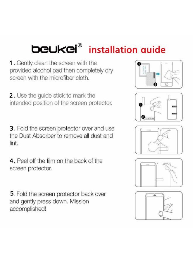 Beukei (3 Pack) Screen Protector Compatible for Samsung Galaxy Xcover Pro Screen Protector Tempered Glass, (6.3 inch)9H Hardness, Anti Scratch, Bubble Free - Image 5