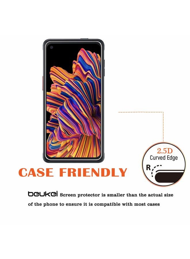 Beukei (3 Pack) Screen Protector Compatible for Samsung Galaxy Xcover Pro Screen Protector Tempered Glass, (6.3 inch)9H Hardness, Anti Scratch, Bubble Free - Image 4