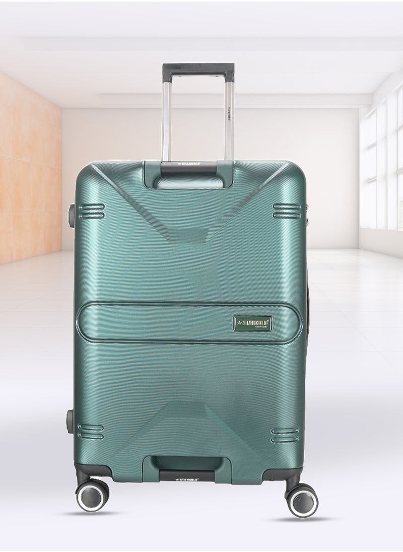 Trolley Luggage Set of 3 PCS TPC Hard Side Spinner Wheels with TSA Lock