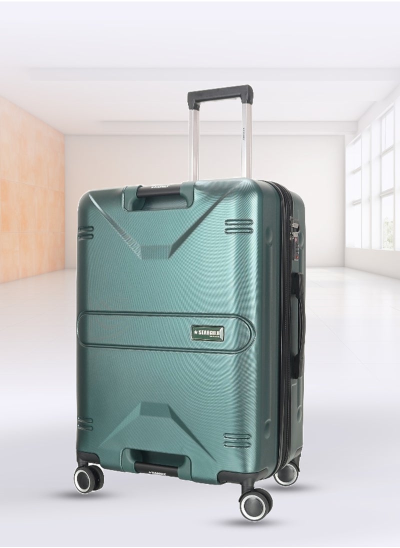 Trolley Luggage Set of 3 PCS TPC Hard Side Spinner Wheels with TSA Lock