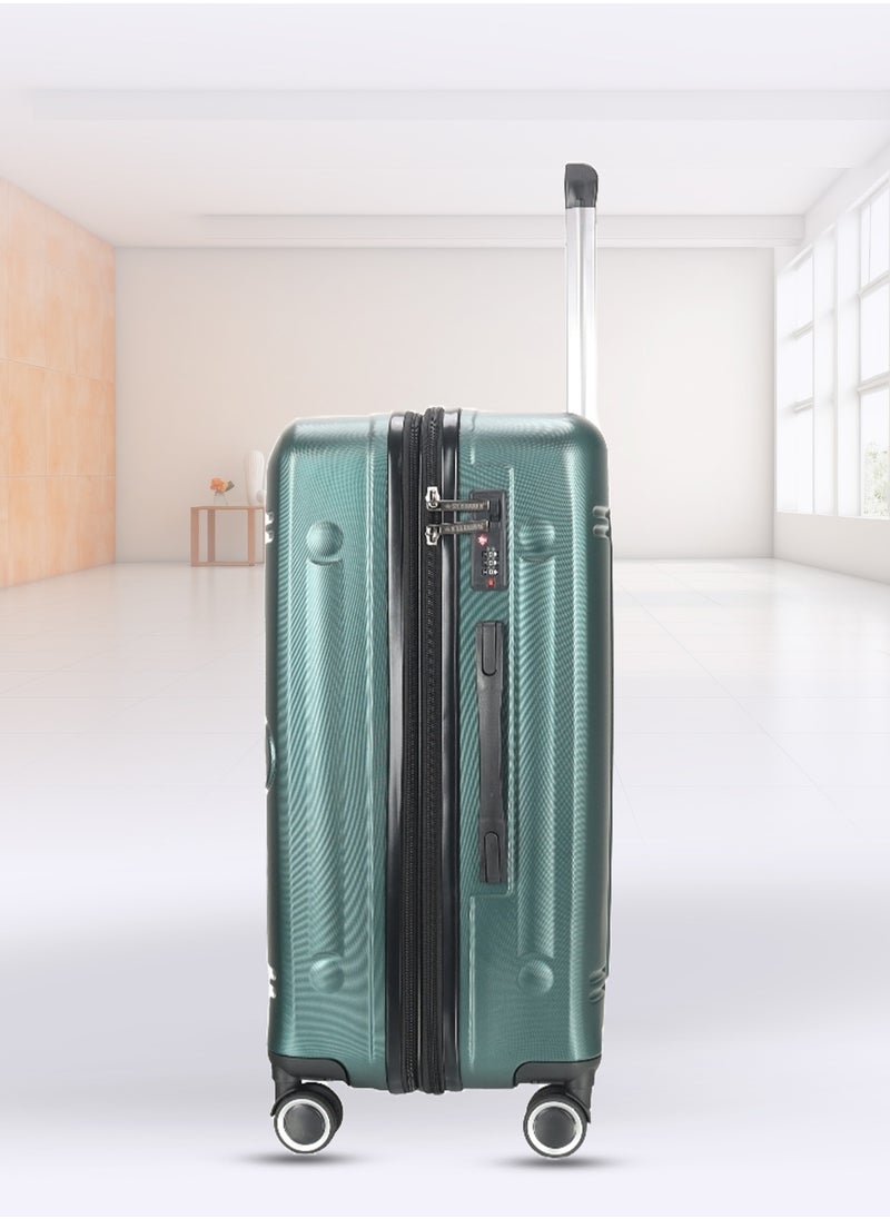Trolley Luggage Set of 3 PCS TPC Hard Side Spinner Wheels with TSA Lock