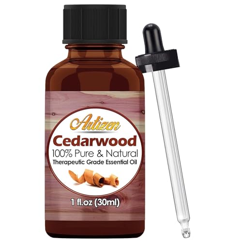 Artizen - Cedarwood Essential Oil 30ml Pure and Natural,Therapeutic Grade for Diffuser Skin Massage Candle Soap Making 1oz - Image 1