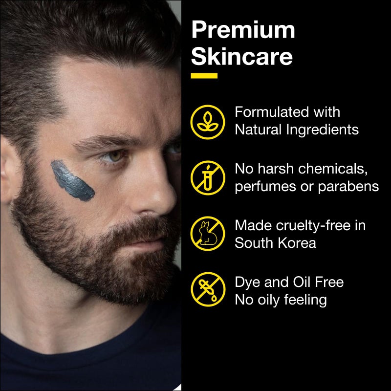 LUMIN Lumin Charcoal Face Wash for Men Skincare - Daily Detox, Hydrating Face Cleanser, Removes Impurities, Exfoliates, Unclogs Pores, Controls Oil, Soothes Irritation, All Skin Types, 2 Pack - Image 3