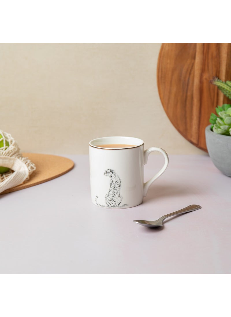 Mikasa - Fine China 280ML Straight Sided Mug Cheetah - Image 1
