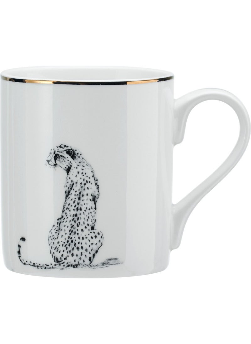 Mikasa - Fine China 280ML Straight Sided Mug Cheetah - Image 1