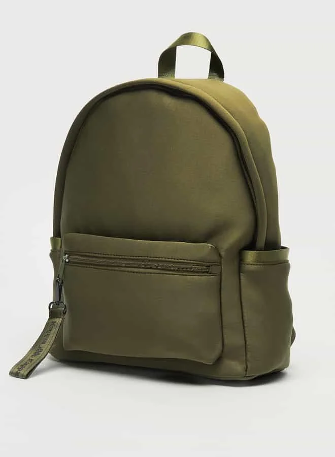 كابا Kappa Backpack with Adjustable Straps and Zip Closure