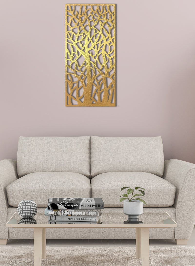 هوم جاليري هوم جاليري جدارية خشب شكل جذوع الأشجار ديكور حائط 40X80 سم  - Image 3