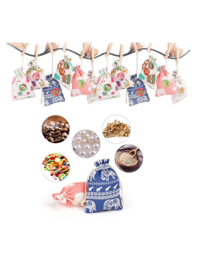 24-Piece Cartoon Print Candy Storage Bag - Image 2